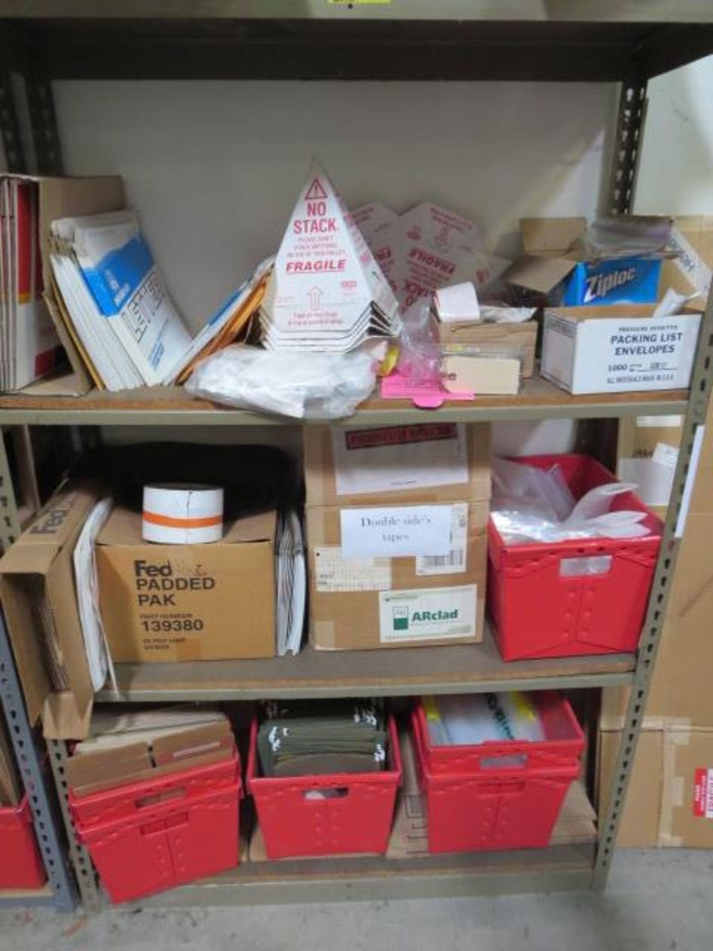 Lot of Shipping Supplies, Contents of 3 Racks - Image 3 of 3