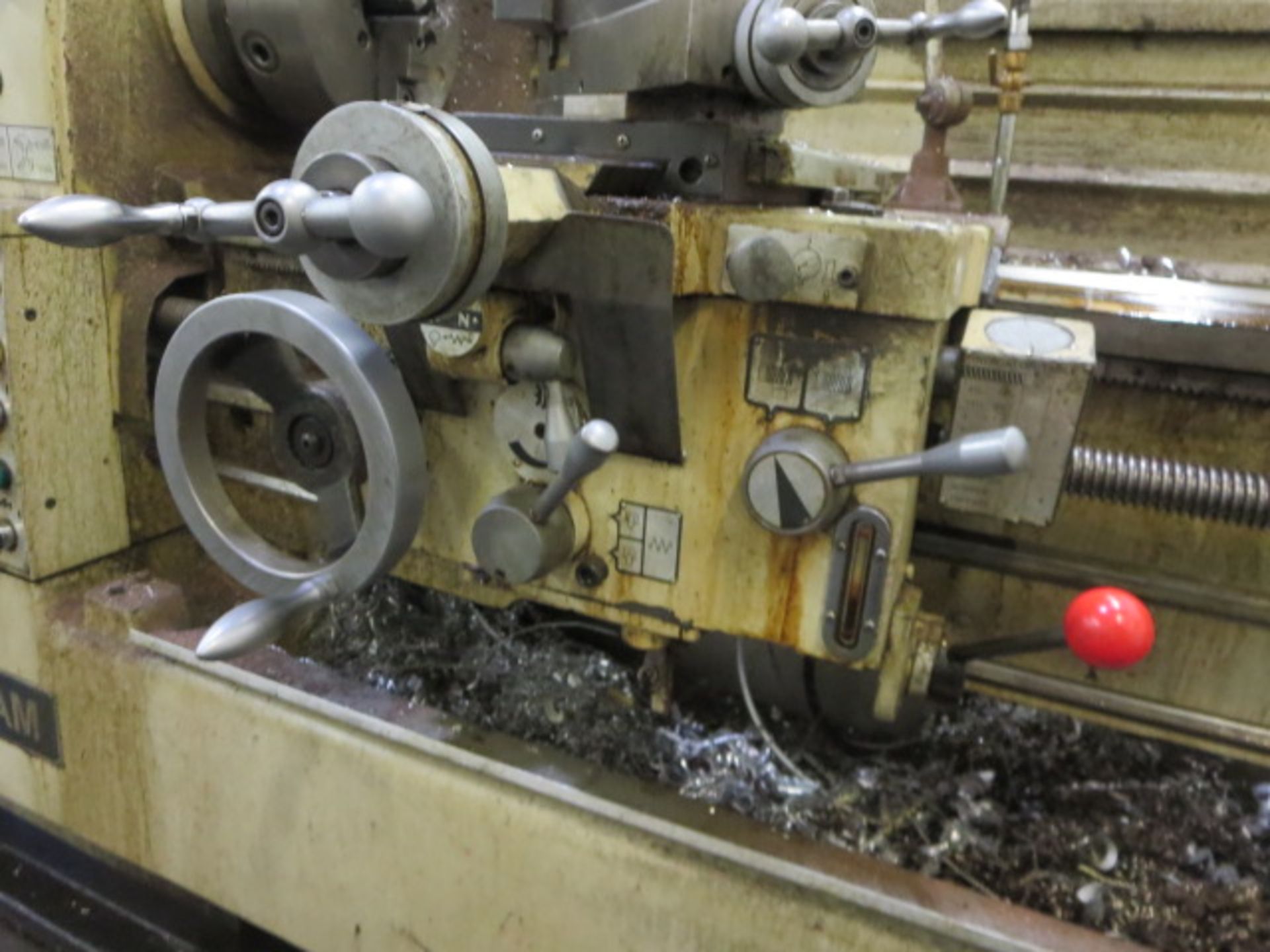 Birmingham Precision Gap Bed Lathe, with SDS 2L Control, 7.5HP, 220/440V, model YCL-1660, sn 710491, - Image 4 of 9