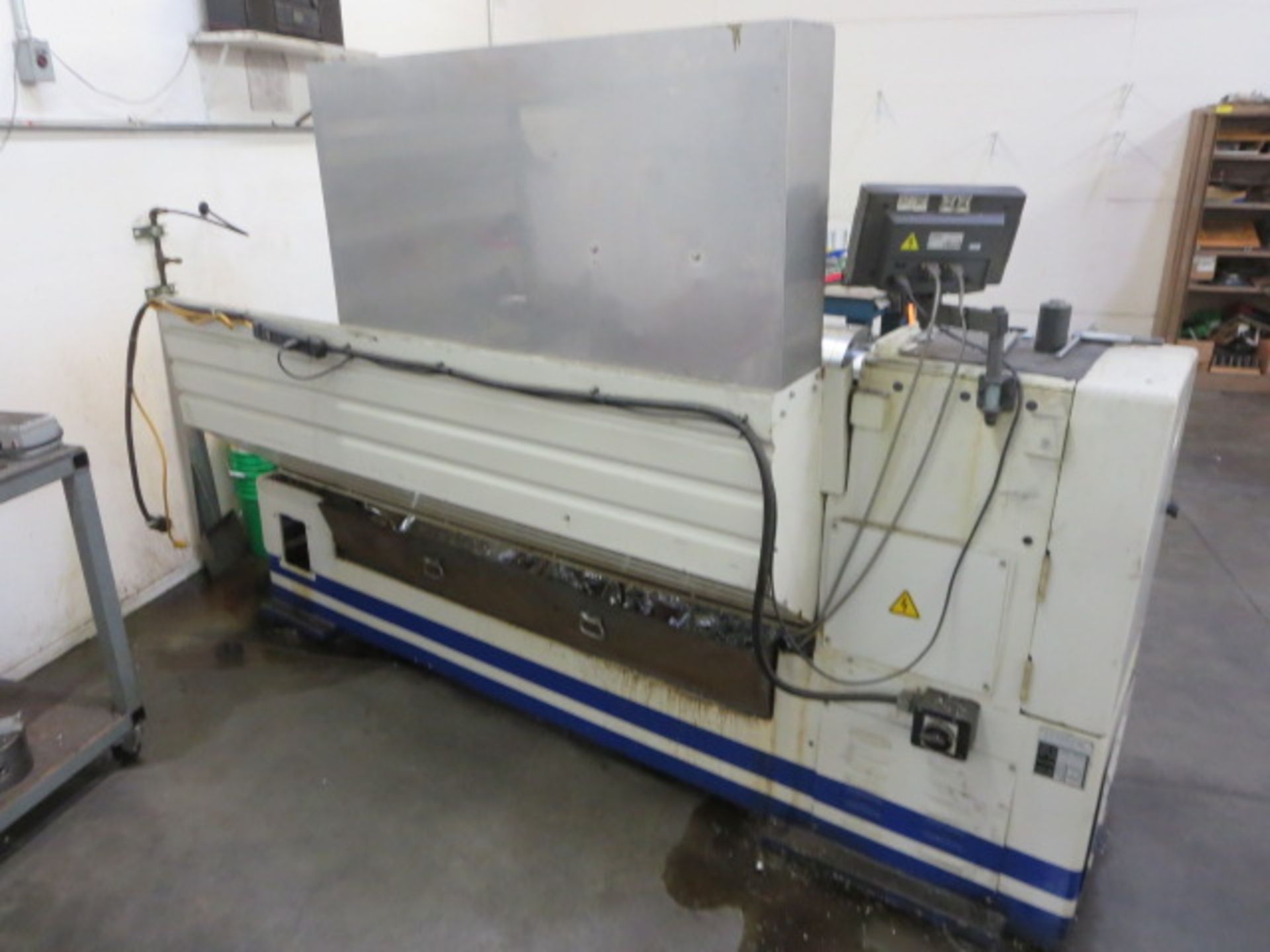 Birmingham Precision Gap Bed Lathe, with SDS 2L Control, 7.5HP, 220/440V, model YCL-1660, sn 710491, - Image 8 of 9