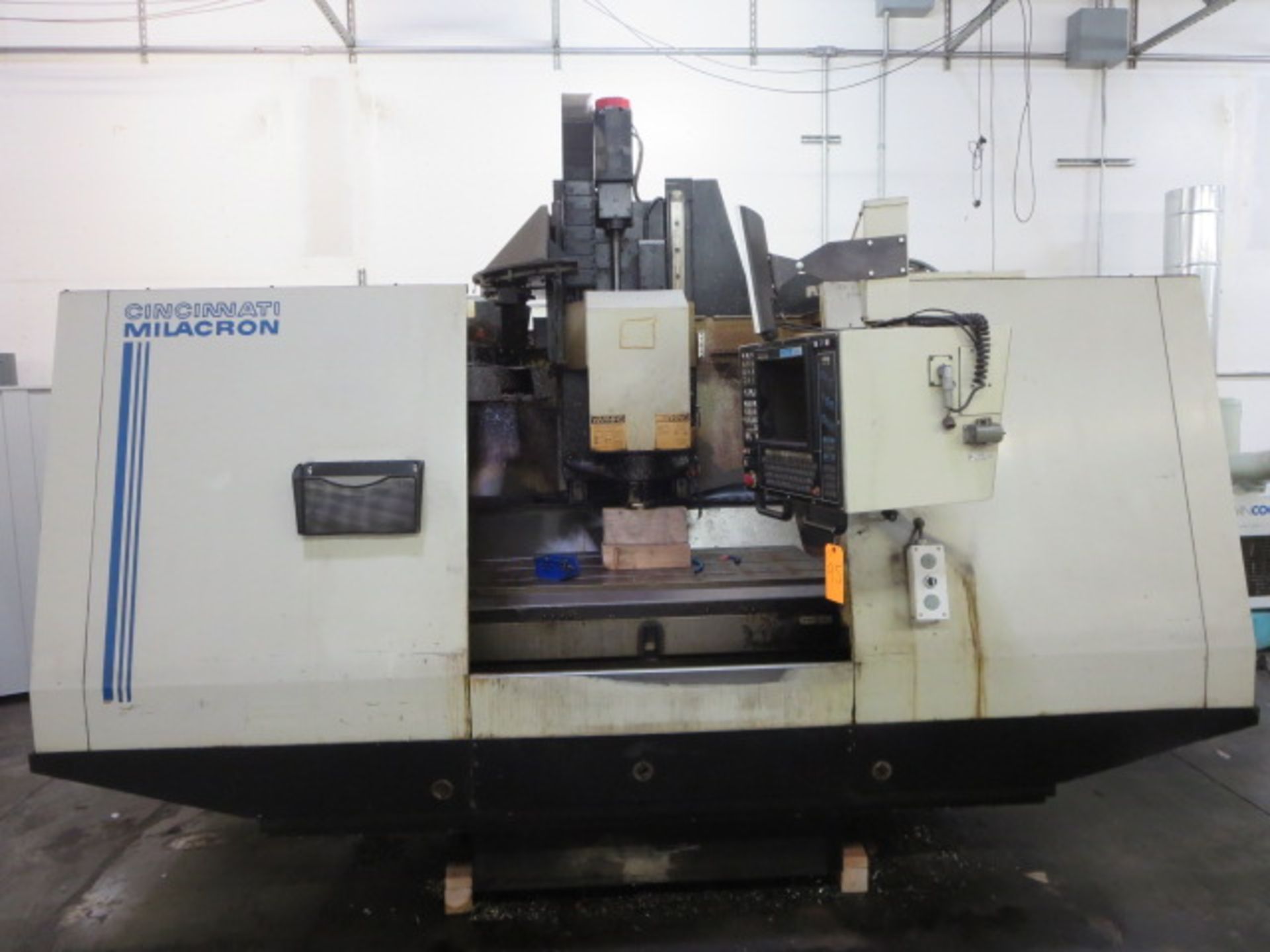 Cincinnati Milacron Sabre 1250 Vertical Milling Machine Center, 3 Axis: 50”X, 25.9”Y, 25.9”Z,