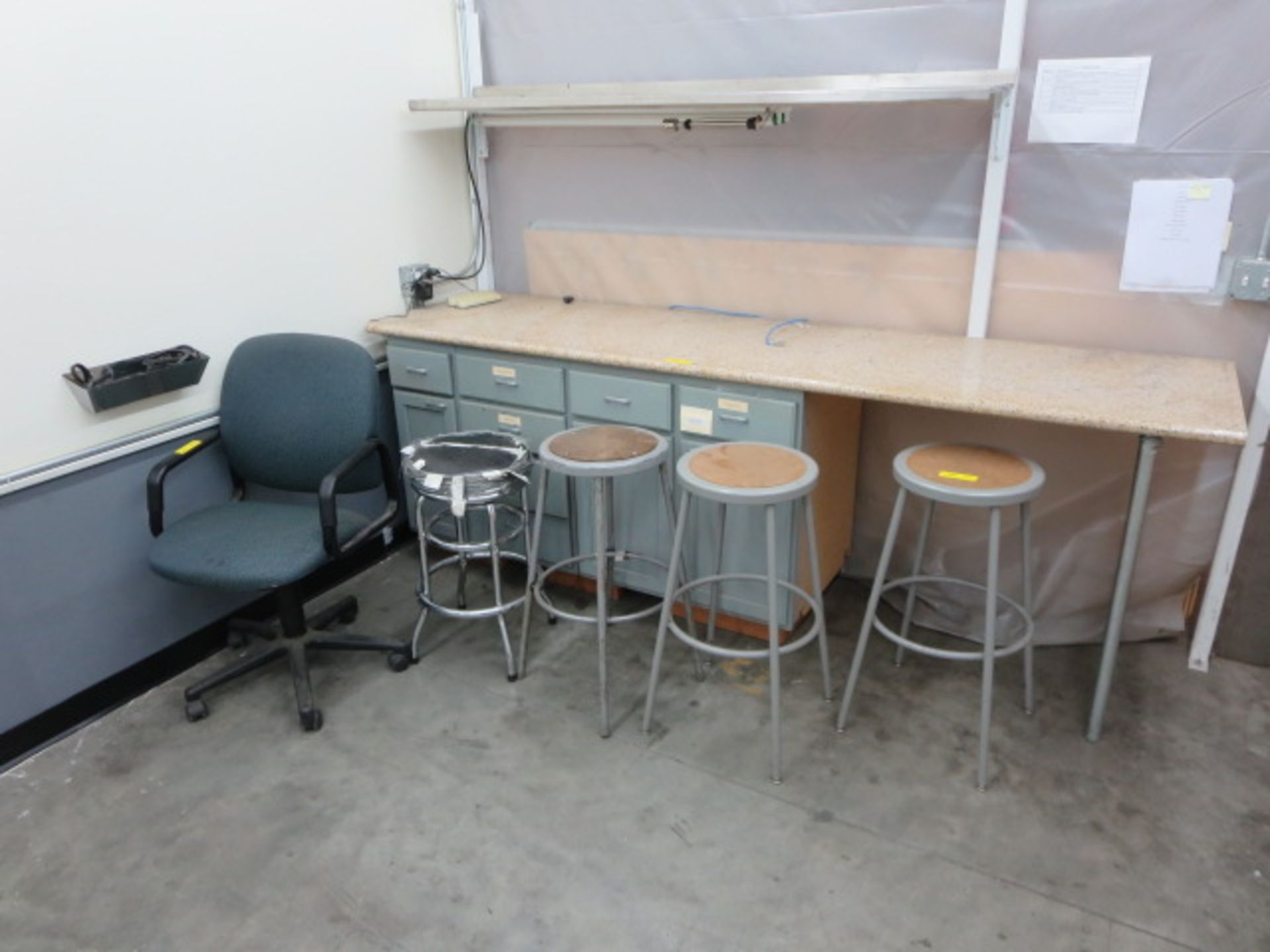 Lot of Desks, Chairs, and Stools - Image 2 of 2