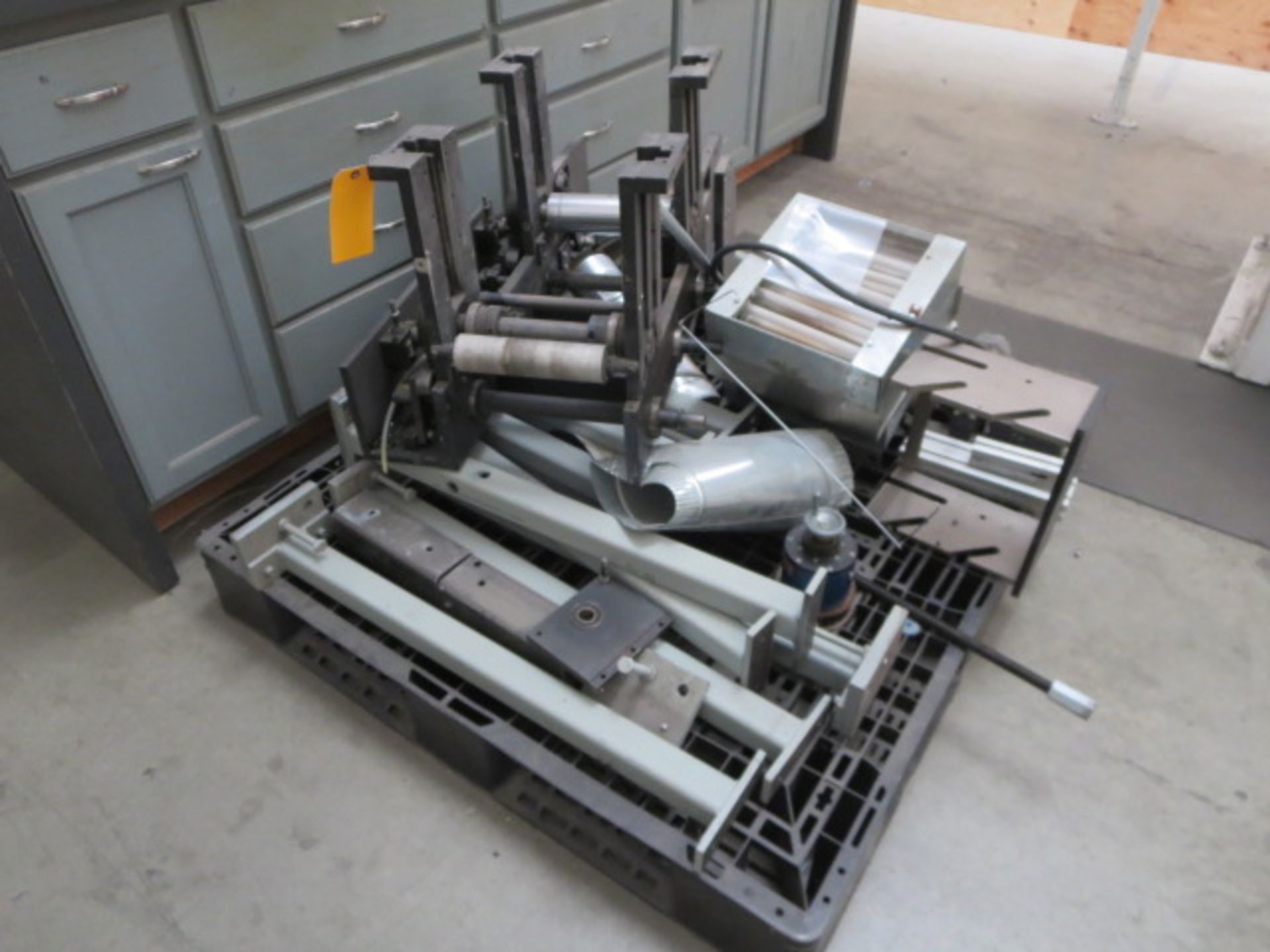 Lot of Assorted Machine Components, approx 20pcs, Contents of Pallet