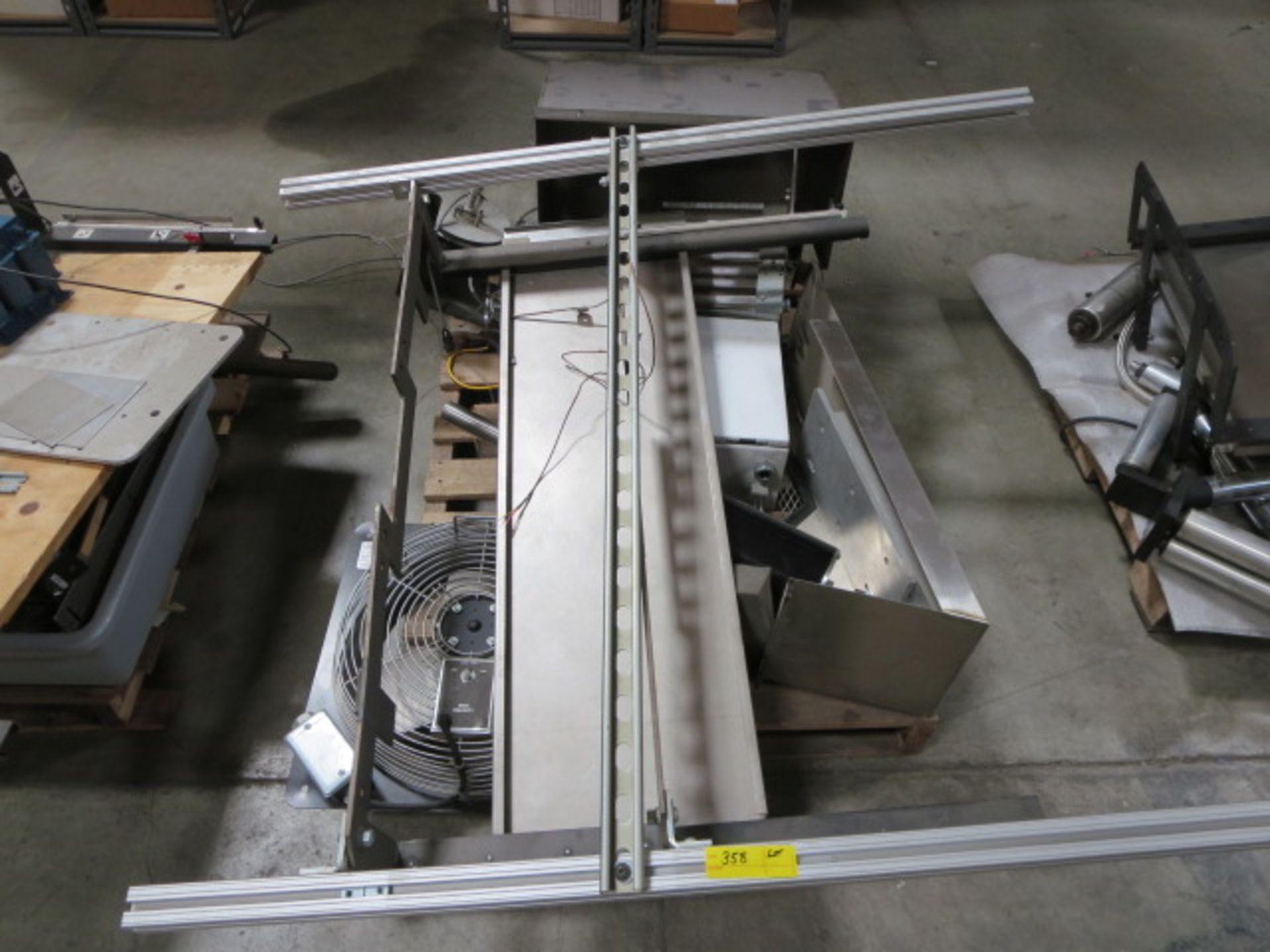 Lot of Assorted Machine Components, Approx 50pcs, Contents of 4 Pallets and 1 Cart - Bild 3 aus 5