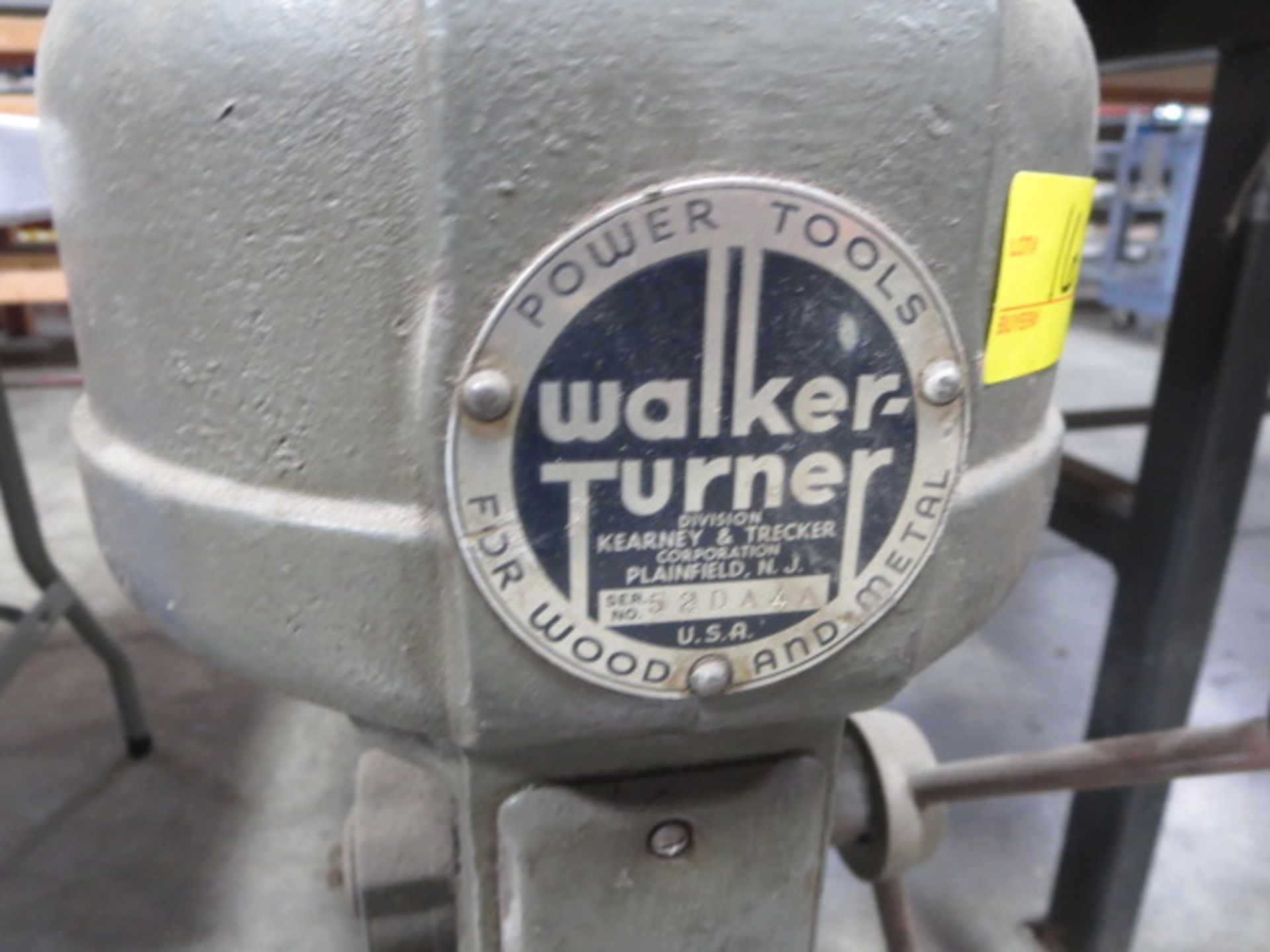 Walker Turner Drill Press, model CDP500, sn 52DA4A - Image 3 of 3