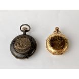 Pair of Antique Pocketwatches, G.F. & Niello