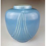 Weller Softone Vase Wide-Mouth Ovoid Body C.1930