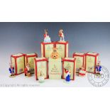 Nine Royal Doulton Bunnykins, comprising; Statue of Liberty No 761, DB198,