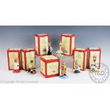 Seven Royal Doulton Bunnykins, comprising; Vicar DB254 exclusive to RDICC, Gardener DB156 1996,