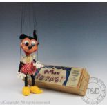 A Pelham Puppet Minnie Mouse, circa 1950's,