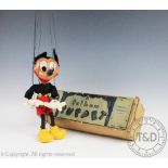 A Pelham Puppet Mickey Mouse, circa 1950's,