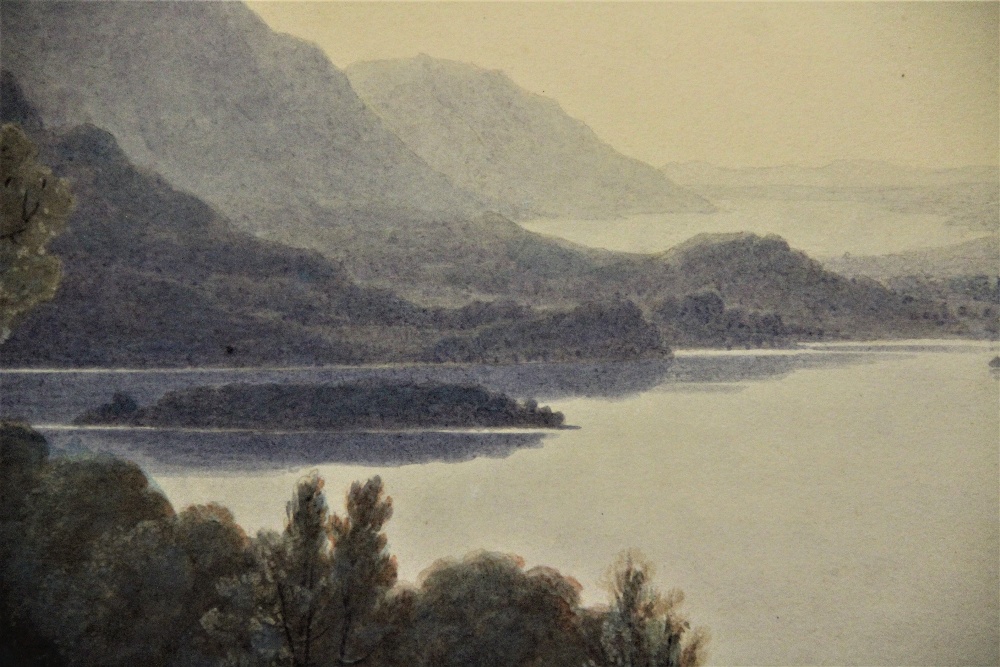 Attributed to George Fennel Robson, Watercolour, Derwentwater and Bessenthwaite, - Bild 2 aus 14