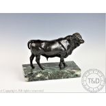 A bronze model of a bull in the manner of Isidor-Jules Bonheur,