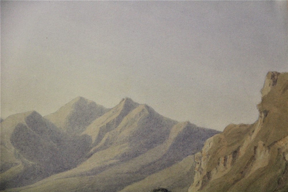 Attributed to George Fennel Robson, Watercolour, Derwentwater and Bessenthwaite, - Bild 6 aus 14