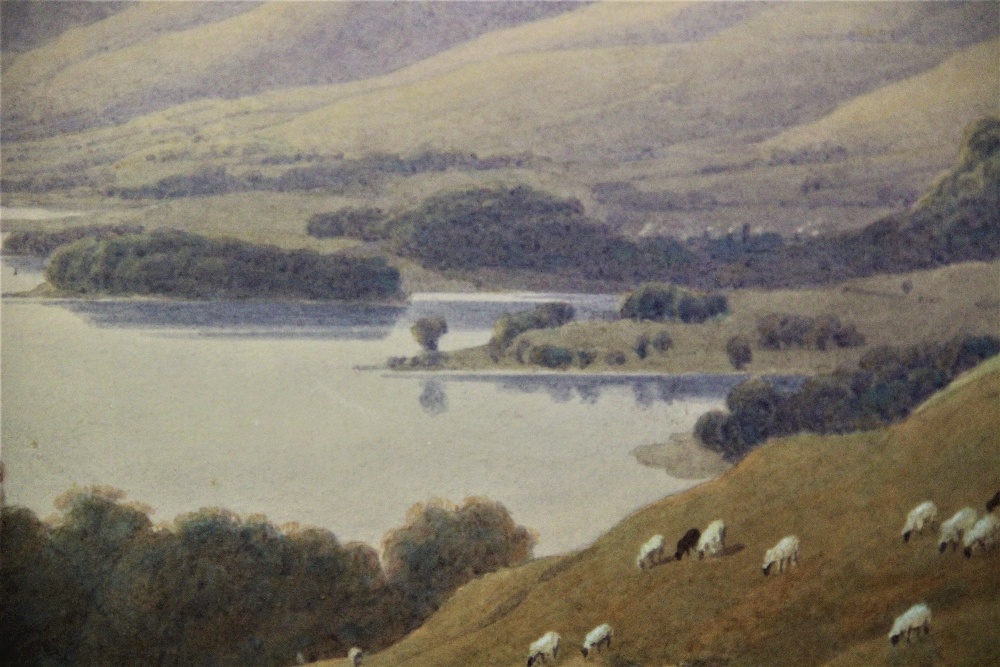 Attributed to George Fennel Robson, Watercolour, Derwentwater and Bessenthwaite, - Bild 14 aus 14