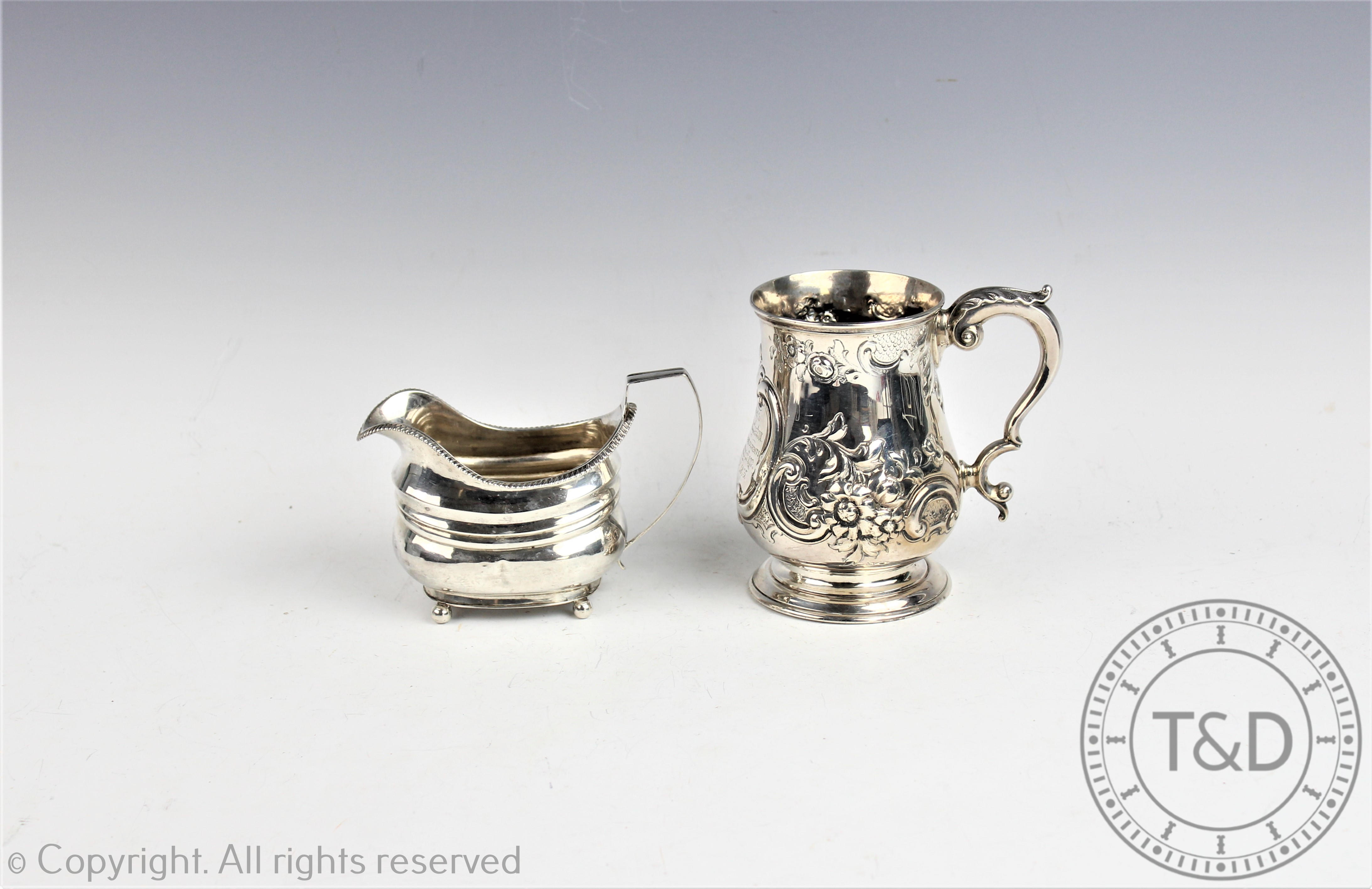 A Victorian silver mug Robert Harper, London 1863,