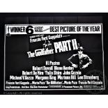 The Godfather II, 1974, 30" x 40" Quad Poster,