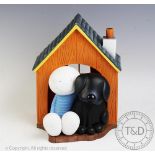 After Doug Hyde (b1972), Limited edition sculpture, 'In the Dog House',