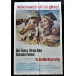 The Man Who Would Be King, 1975, 27" x 41" One Sheet Poster, Technicolor adventure film,