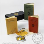 An AA Automobile Association membership box, with car badge numbered 0936341,