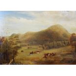 T W Peake - 20th century, Oil on canvas laid on board, View of the Wrekin Shropshire,