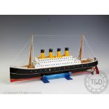 A German Tucher & Walther Titanic clockwork model,