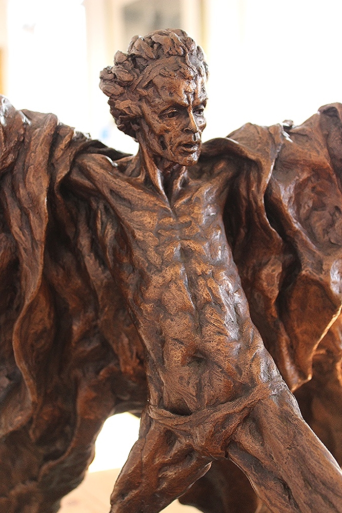 Byron Howard (British b1935), Bronze sculpture, Nureyev as Lucifer, Limited edition bronze No 1/6, - Bild 12 aus 12