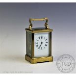 A 19th century French carriage clock,