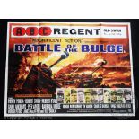 Battle of the Bulge, 1965, 30" x 40" Quad Poster, War film,