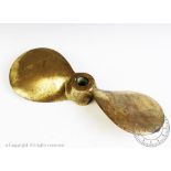 A bronze propellor,