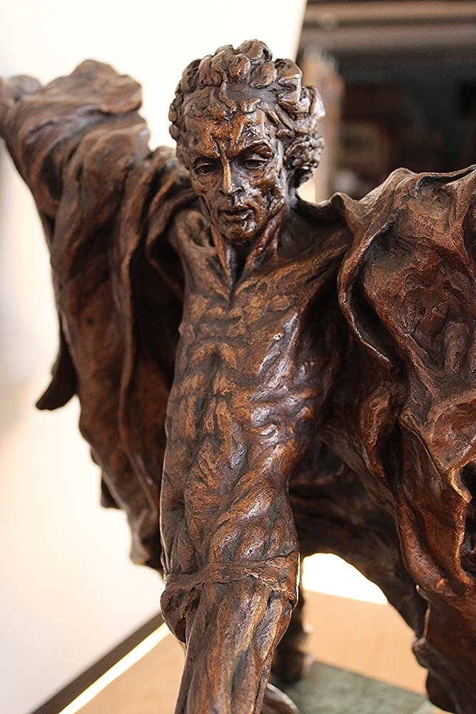 Byron Howard (British b1935), Bronze sculpture, Nureyev as Lucifer, Limited edition bronze No 1/6, - Bild 11 aus 12