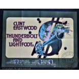 Thunderbolt and Lightfoot, 1974, 30" x 40" Quad Poster, American crime drama,