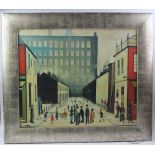 Manner of Laurence Stephen Lowry RBA RA, Oil on artist board,