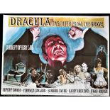 Dracula Has Risen From The Grave, 1968, 30" x 40" Quad Poster,