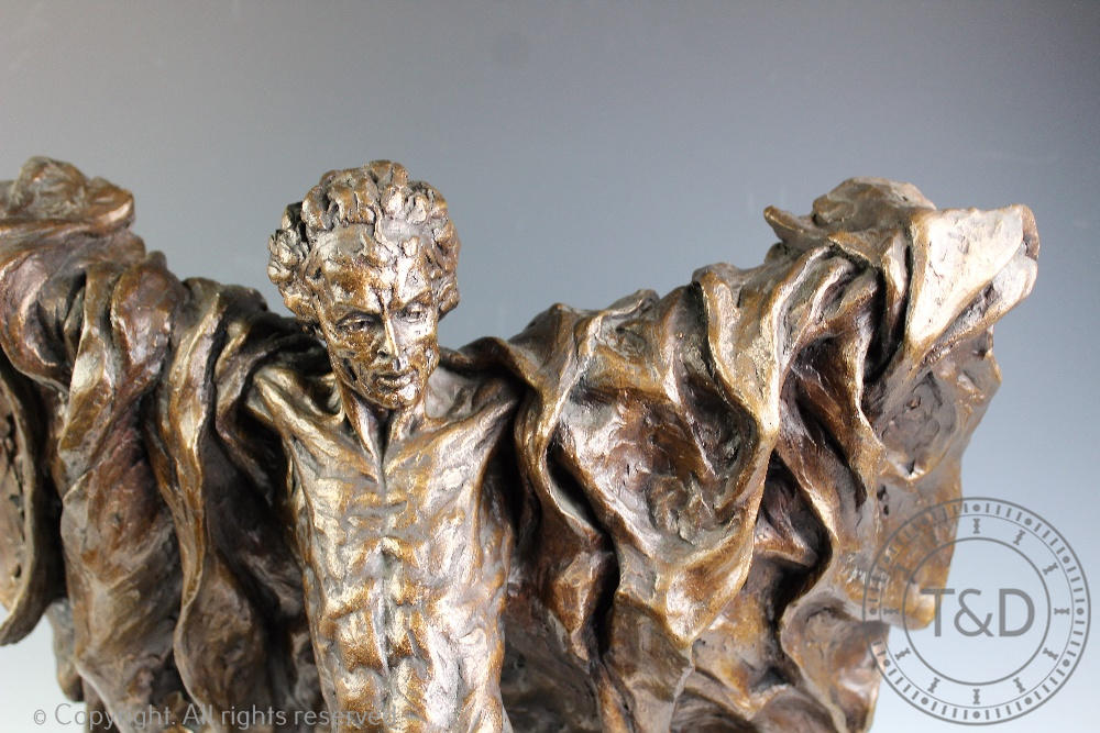 Byron Howard (British b1935), Bronze sculpture, Nureyev as Lucifer, Limited edition bronze No 1/6, - Bild 2 aus 12
