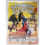 Two Spanish National Circus First UK Tour 1980's posters,