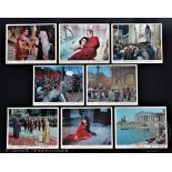 Cleopatra, 1963, 10" x 8" Front of House or Lobby cards set of eight,