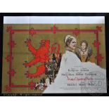 Mary Queen of Scots, 1971, 30" x 40" Quad Poster, starring Vanessa Redgrave,