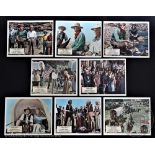 The Way West, 1967, 10" x 8" Front of House or Lobby cards set of eight,