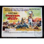 Custer Of The West, 1967, 30" x 40" Quad Poster, Epic Western,