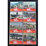 The Great Escape, 1963, 11" x 14" Large Front of House or Lobby card set of eight, Spanish version,