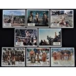 A Man Called Horse, 1970, 10" x 8" Front of House or Lobby cards set of eight,