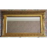 A 19th century style gilt wood and gesso over mantel mirror,