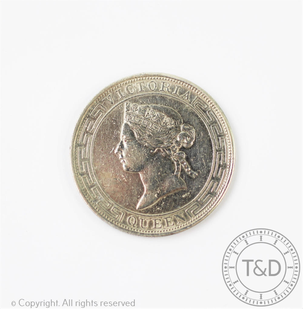 A Queen Victoria silver trade dollar 1867 (1) CONDITION REPORT: The coin is 26.6gms.