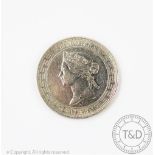 A Queen Victoria silver trade dollar 1867 (1) CONDITION REPORT: The coin is 26.6gms.