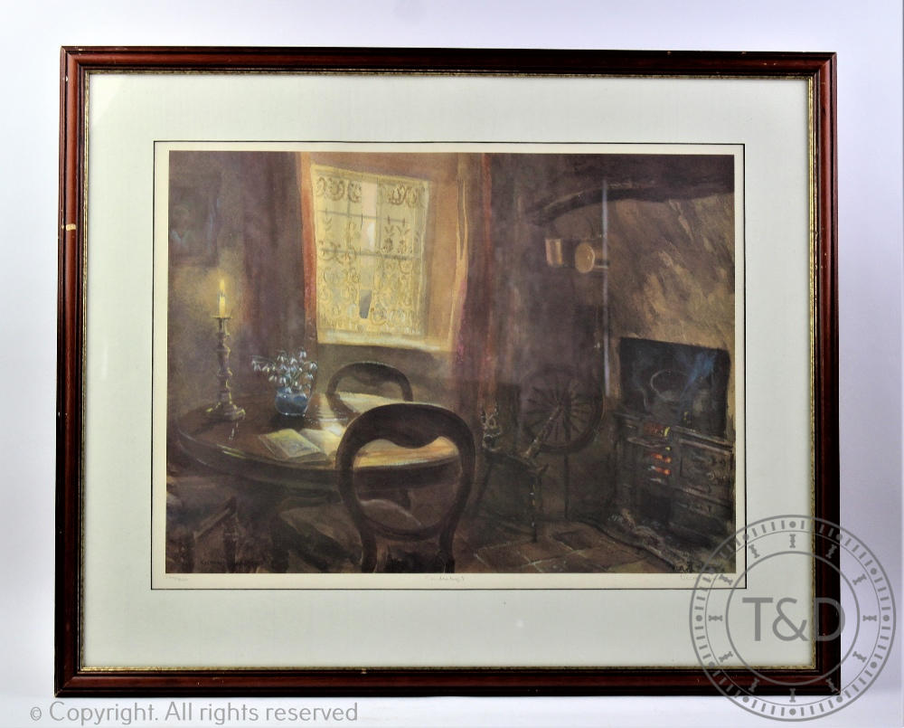 Keith Andrew, Six limited edition colour prints, Candlelight 346/350, Burning Light 604/850, - Image 3 of 12