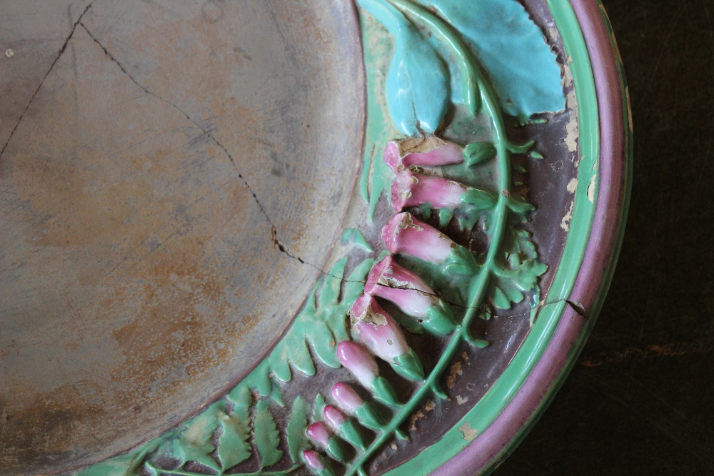 A large pair of 19th century Majolica jardiniers and stands, possibly Minton, - Image 53 of 97