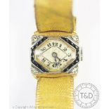 A ladies cocktail watch circa 1920,