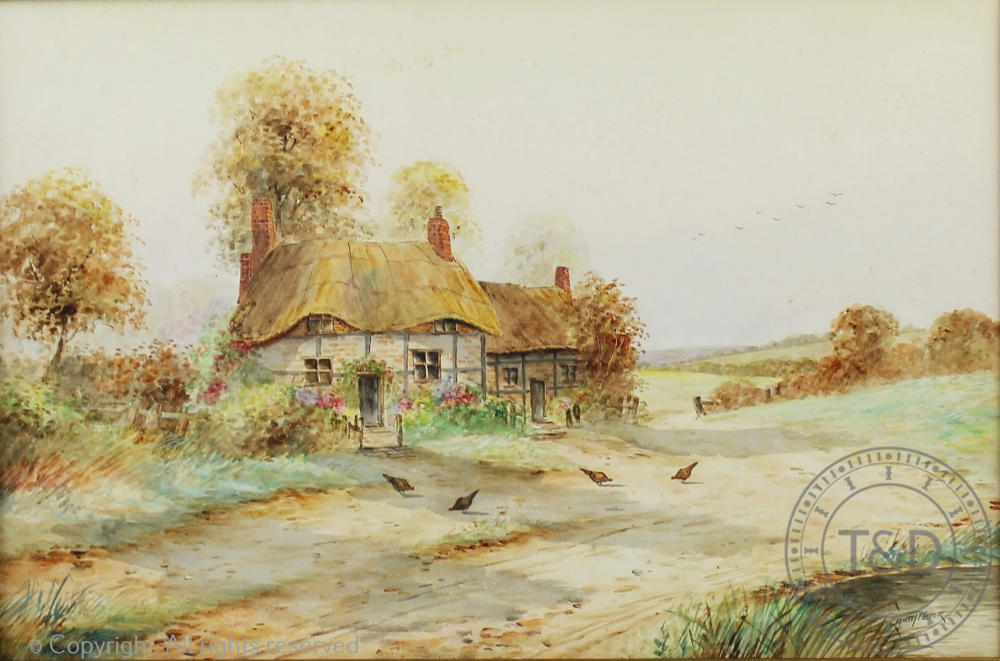 Ernest Potter (British School), Pair of watercolours on paper, - Image 4 of 6