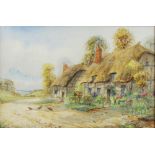 Ernest Potter (British School), Pair of watercolours on paper,