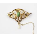 An Art Nouveau brooch by Barnet Henry Joseph circa 1900,